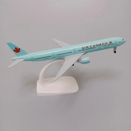 19cm Legering Metall Air Canada Airlines Boeing 777 B777 Flymodell Airways Flymodell M/ Hjul Landingsunderstell Støpt Fly