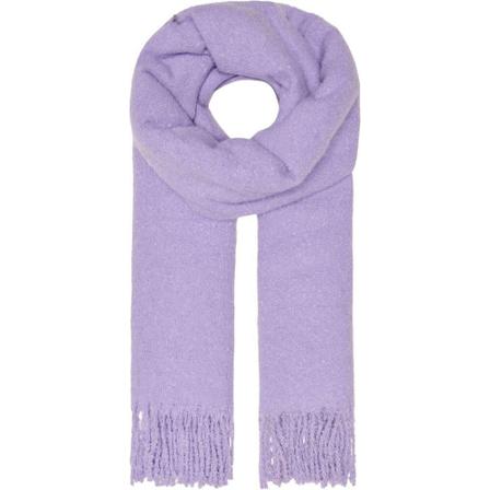 Only, Lima long frill scarf Paars, Dames, Maat:ONE Size