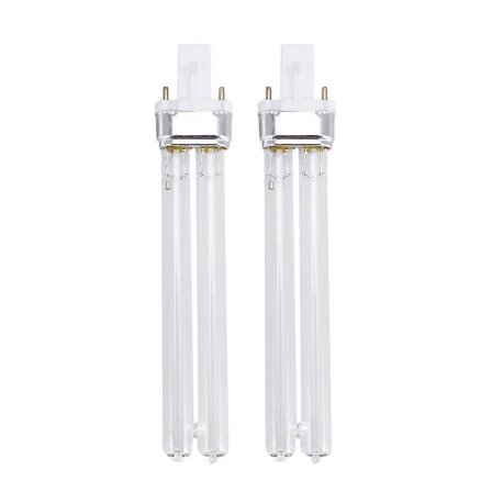 2 stk. 11W Ultraviolett UV Desinfeksjonslys Lamper UV Steriliseringslyspærer for Sterilisator Akvarium (G23 Lampebase) (LGL)
