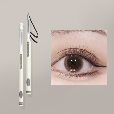 Silkeslen Eyeliner Penna Långvarig Eyeliner Gel Penna Vattentät Och Svettsäker Eyeliner För Nybörjare