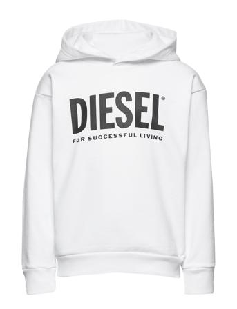 Sdivision-Logo Over Sweat-Shirt White Diesel