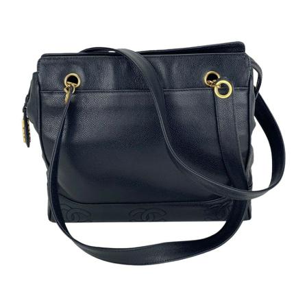 Chanel Vintage Pre-owned Shoulder Bags Blå, Herre Vintage Tasker, Størrelse: ONE Size