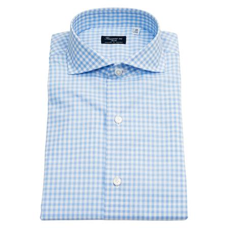 Finamore 01 Shirt , Blauw , Heren , Maat: S