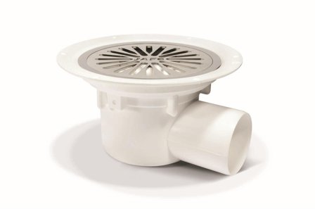 Jafo PS 75 GR MP Gulvsluk 75 mm, sideutløp, Innendørsavløp