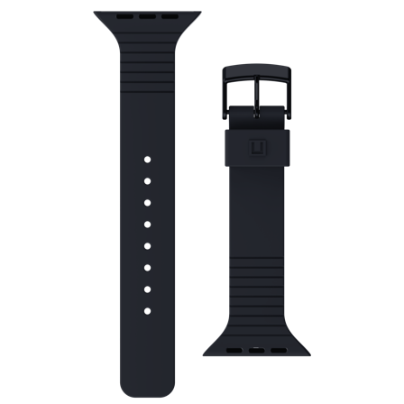 UAG [U] Apple Watch Band 45mm/44mm/42mm, Series 7/6/5/4/3/2/1/SE - Aurora Black - klokkestropp for smart armbåndsur - antimikrobiell