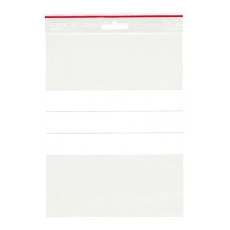 GRIPPIE Blixtlåspåse med skrivfält 150x200mm 1000/fp - Lyreco - Emballage och lagerutrustning - Bärkassar och Påsar - Blixtlåspåsar