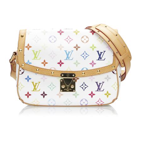 Louis Vuitton Vintage Monogram Multicolore Sologne Canvas Monogram Multicolore Canvas France vit, Dam Vintage Väskor, Dam, Storlek: ONE SIZE