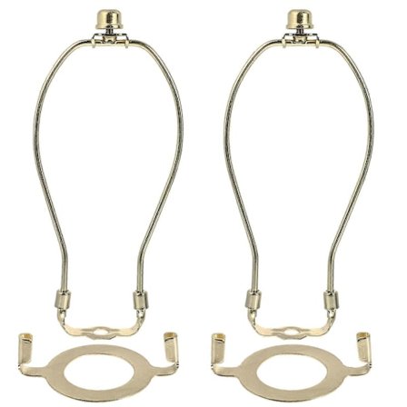 2 stk. Lampeskjermholder Lampeskjermbrakett Lampeskjermharpesett Belysningstilbehør