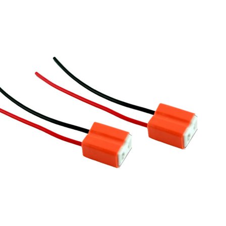 H7 xenon / led / halogen hon kontakter sockel fattning 2-pack