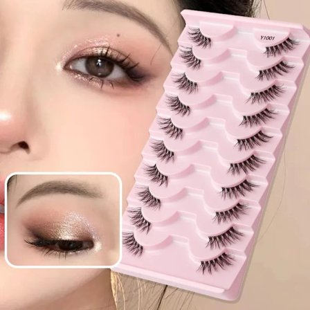 New Half Eyelashes Multipack 3D Mink Eyelashes Natural Long Hair False Lashes 100% Dramatic Thick Cilios Lashes Lifelike