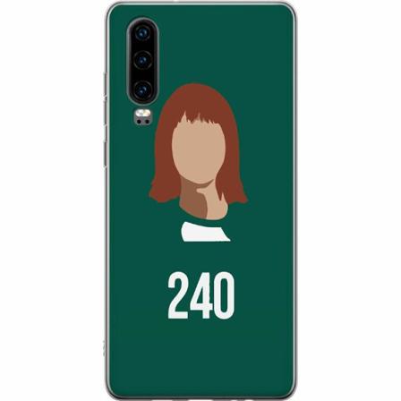 Huawei P30 Genomskinligt Skal Squid Game