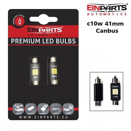 EINPARTS Canbus C5W 41 mm LED 310 lumen 6000K 2-pack