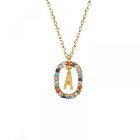 Guldbelagt alfabet halskæde til piger
