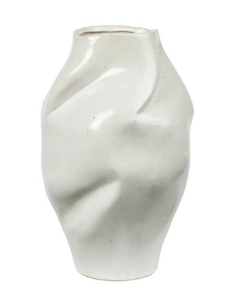 Broste Copenhagen Susie Vase - White - H28CM