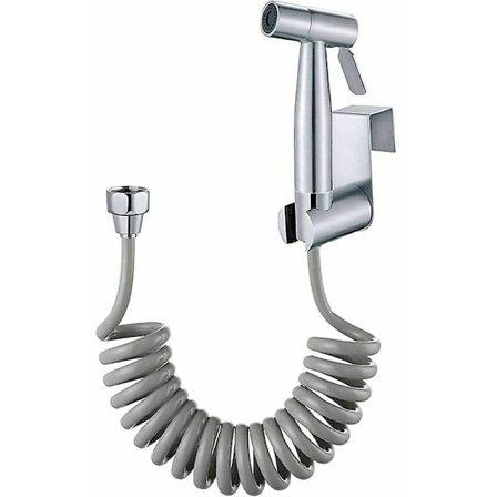 Håndholdt bidet-sprayer - med vandtank-krog og fleksibel 59 ABS teleskopisk bruseslange