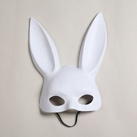 Bunny Mask Ansikte Lång Elfenben
