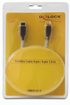 Delock IEEE 1394-kabel - FireWire 800 til 4 pin FireWire - 1 m