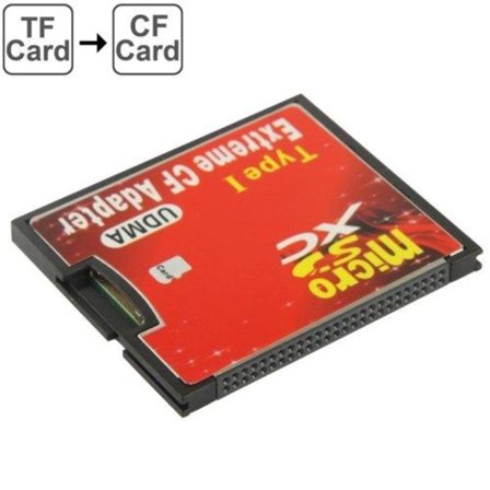 CF-kortadapter til microSD - brug microSD i Compact Flash-enhed