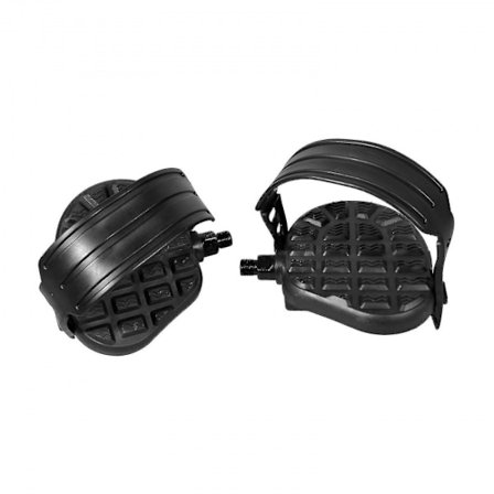 2 st multifunktionella träningscykelpedaler svart lätta för ex