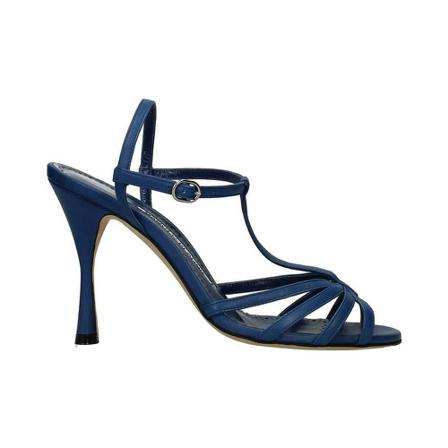 Manolo Blahnik, Sandals Niebieski, Kobieta, Rozmiar: 40 EU
