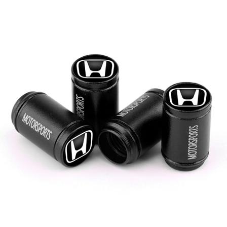 Egnet til Honda Accord Crown Road Lingpai Binzhi Civic bildækventilhætte ventilkernbeskyttelsesdæksel (Honda Black Label [Sort] 8-pak)