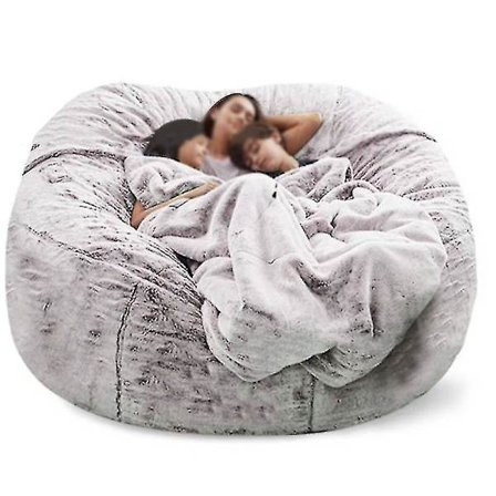 Lazy Sofa Bean Bag Kunstig Pels Bean Bag Bean Sofa