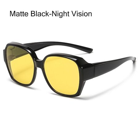 Polariserte solbriller som passer over briller - UV-beskyttelse - Kan brukes over reseptbelagte briller