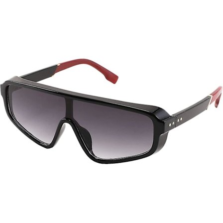 Retro Yksikokoinen Aviator Neliömäiset Aurinkolasit Urheilu Siamese Varjot Goggles Miehille Naisille B2722