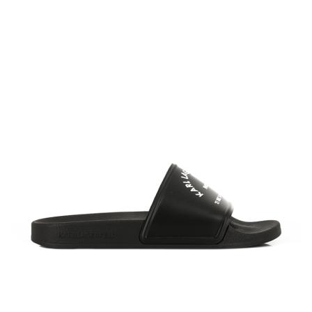 Karl Lagerfeld, Slides Czarny, Kobieta, Rozmiar: 35 EU