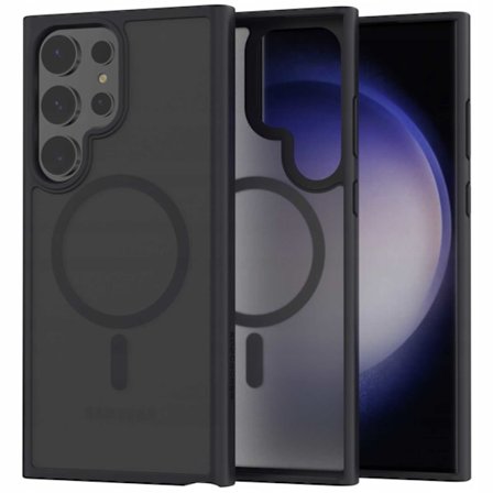 Spacecase Hybrid Fodral För Samsung Galaxy S23 Ultra Black