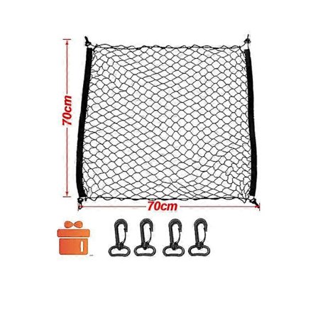Bagagerumsnet til bil, passer til Dacia Spring Electric EV, bagagerumsopbevaring, organizer, dobbelt lag, bagage, autotilbehør