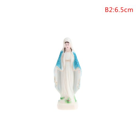 Katolsk Maria staty Madonna Handgjord Jungfru Maria staty Jesus