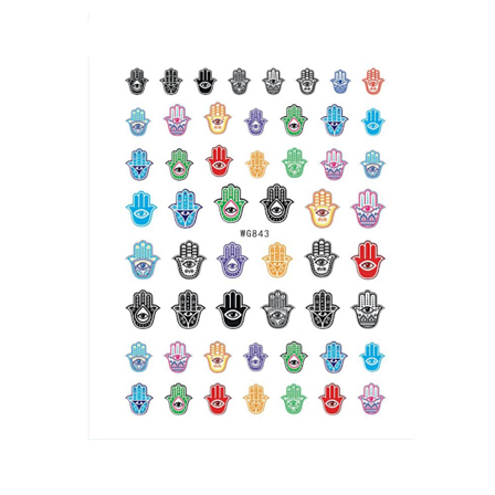 Ondeøye Negleklistremerker Selvklebende