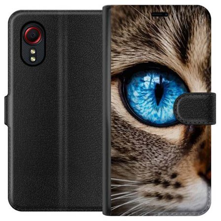 Kompatibel Tegnebogsetui til Samsung Galaxy Xcover 5 Farverig spiralgalakse i rummet med stjerner, tåger og kosmisk lys