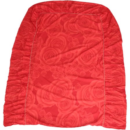 Sovrum Dekor Grön Hula Kjol Madrass Dekor för Hem Säng Gjord Ez Säng Volanger Säng Rum Dekor Filt