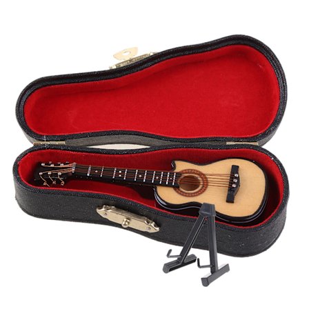 10 cm:n akustinen kitara pienoismalli koti toimisto pöytä sisustus koristeet lahjat