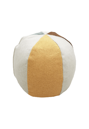 LORENA CANALS Handgjord, bollformad kudde Sittpuffar Unisex Flerfärgad 45x50 cm