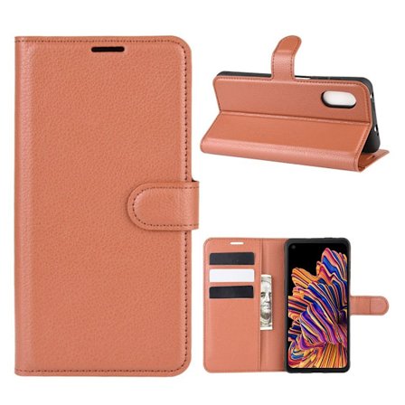 Classic Samsung Galaxy Xcover Pro Etui - Brun
