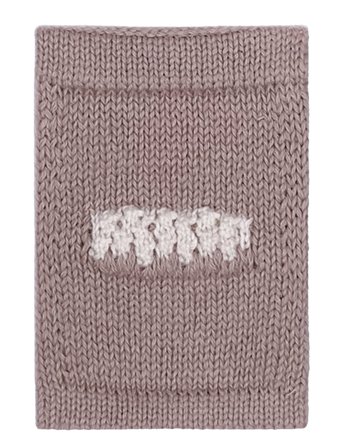 Smallstuff Knitted Letter Slash, Nature - Beige - ONE SIZE 10 cm