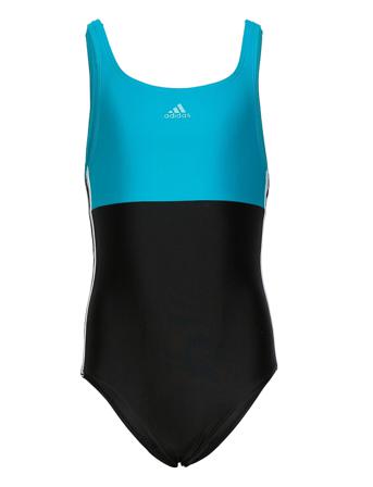 Colorblock 3-Stripes Swimsuit Black Adidas Performance