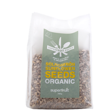 Superfruit Foods Solrosfrön Naturella 750 g