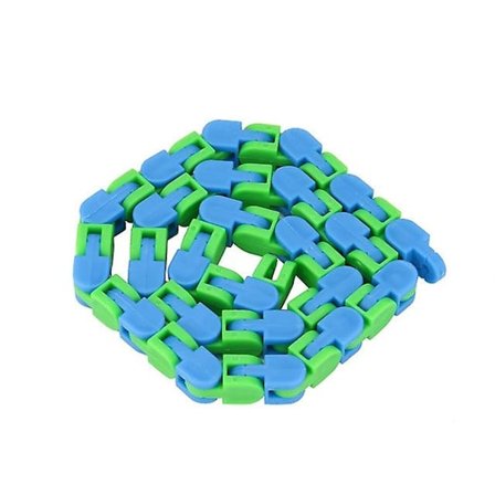 Leksaker Färgglada Pussel Sensoriska Banor Snäpp Och Klick Fidget Leksaker Barn Fidget Leksaker Stresslindring Rotera Och Forma 24bit Wacky#y5