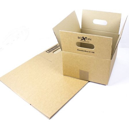 BOXON Wellåda 440x320x250mm E352 A3 - Lyreco - Emballage och lagerutrustning - Lådor och well - Welllådor 1-lag - 370-500 mm