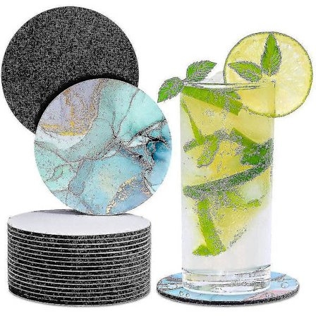 50 kpl Sublimaatioaihio Lasinaluset Yhteensopiva DIY-askartelujen tulostusvinyylin kanssa