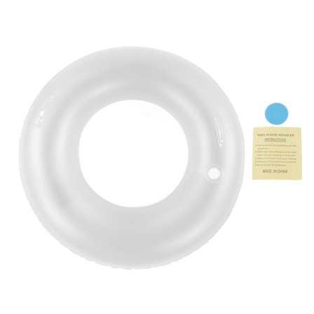 Transparent Flydende Ring PVC Oppustelig Swimmingpool Flyder Ring med LED Lys til Sommer Pool Party