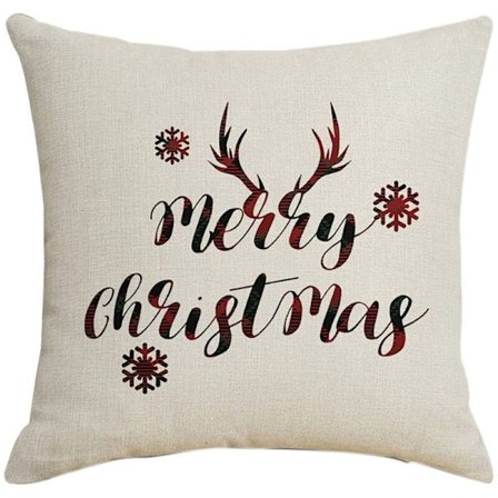 Joulu tyyny neliömäinen sisustus tyynynpäälliset sohvalle autoon 45X45cm
