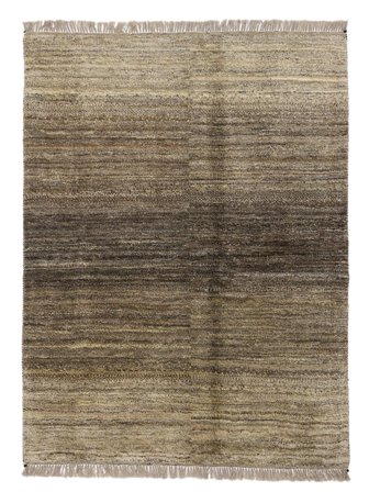 157X203 Alfombra Gabbeh Moderna Marrón/Negro (Lana, Persia) Carpetvista