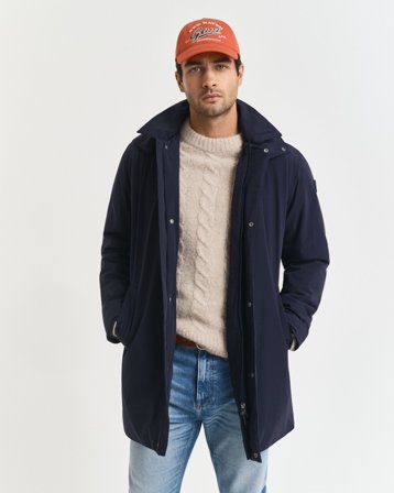 GANT Herren Wattierter Kurzmantel (XXXL) Blau