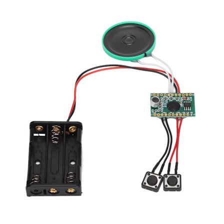 4 Minutters Lykønskningskort Modul Optagelig DIY Stemme Lydoptagelse Chip til Julehåndværk