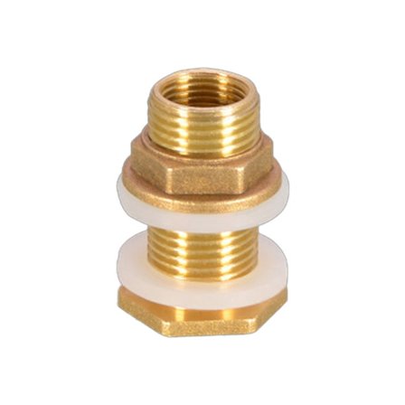 Koppar Vatten Tankanslutning 1/2" 3/4" 1'' Hane Hona Röranslutningar Vridbar VVS-koppling Trädgårdsslangadapter